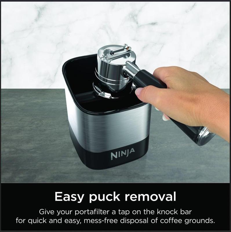 knockページ Knock Box Ninja Luxe XSKKNOCKBOX - Para Máquina de Café Espresso